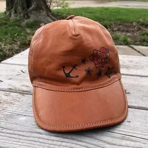 Gucci | Accessories | Vintage Gucci Leather Baseball Tattoo 
